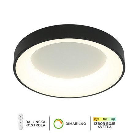 LED plafonska lampa F2049-66C BK
