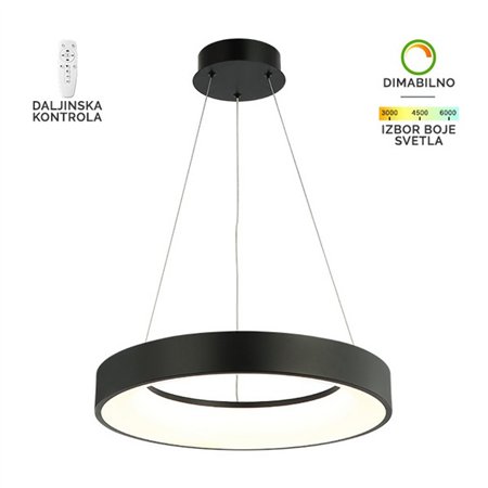 LED visilica F2049-66V BK