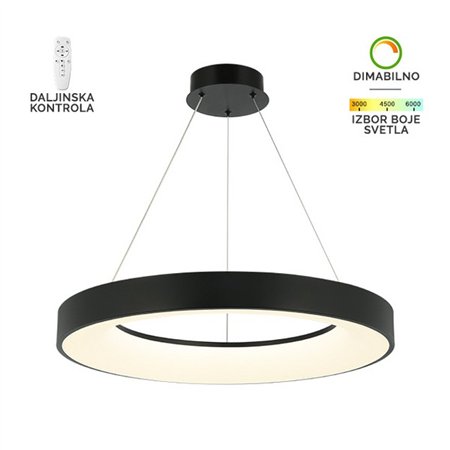 LED visilica F2049-86V BK