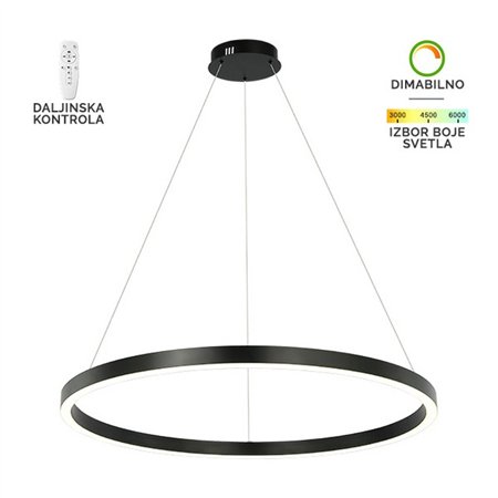 LED visilica F2048-70V BK