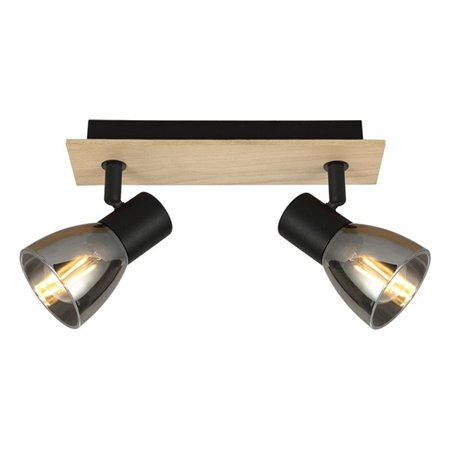 Spot lampa FE406-2 BK+WD