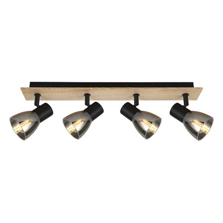 Spot lampa FE406-4 BK+WD