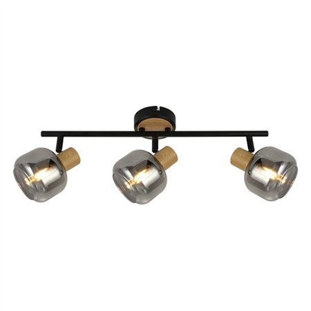 Spot lampa FE408-3 BK+WD