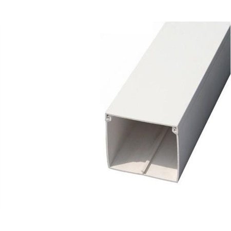 Bela plastična kanalica za kablove.