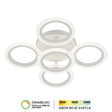 LED plafonska lampa F2083-50C WH