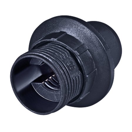 11021.E Grlo E14 luster bezvijčano za navoj M10x1 T180, crno