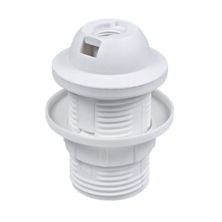 11023.0 Grlo E14 luster sa obodom bezvijčano za navoj M10x1 T180, belo