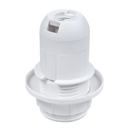 11031.0 Grlo E14 luster kratko bezvijčano za navoj M10x1 T180, belo