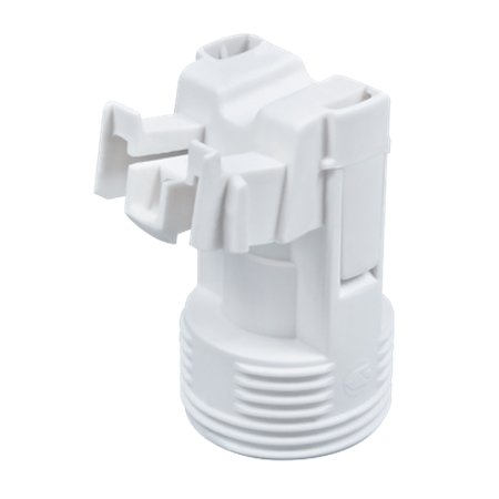 11043.0 Grlo E14 stojeće za vezu utiskivanjem bezvijčano T180, belo