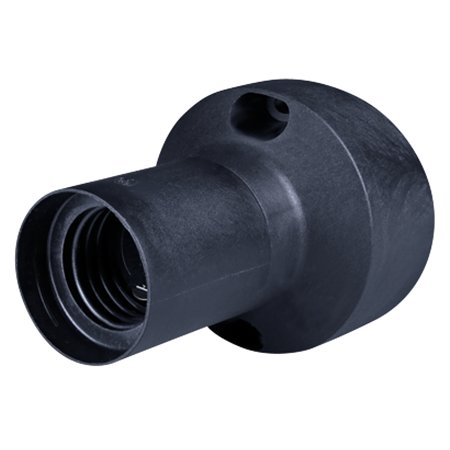 12015.E Grlo E27 zidno koso bezvijčano T180, crno