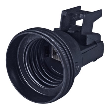 12041.E Grlo E27 stojeće za vezu sa vijkom bezvijčano T180, crno