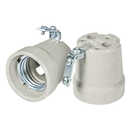 1300 Grlo E27 stojeće porcelansko sa metalnim nosačem