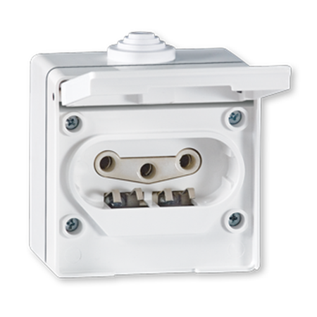 203 Priključnica tropolna 16A 440V~ plastična IP54