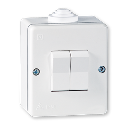 212 Sklopka serijska 10A 250V~ plastična IP55