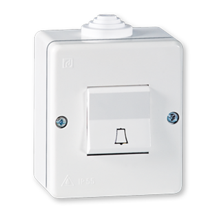 220 Taster sklopka zvono 10A 250V~ plastična IP55