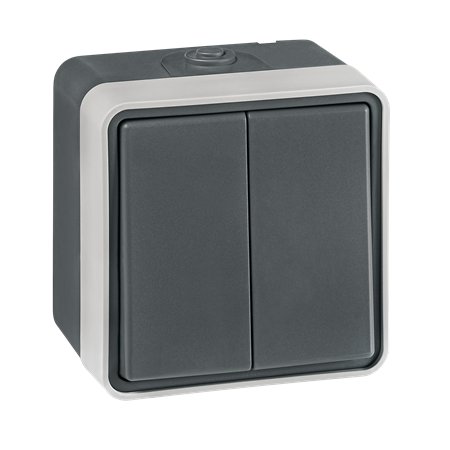 22503.A1 Sklopka naizmenična PROTECTA 10AX 250V~ IP55, tamno siva