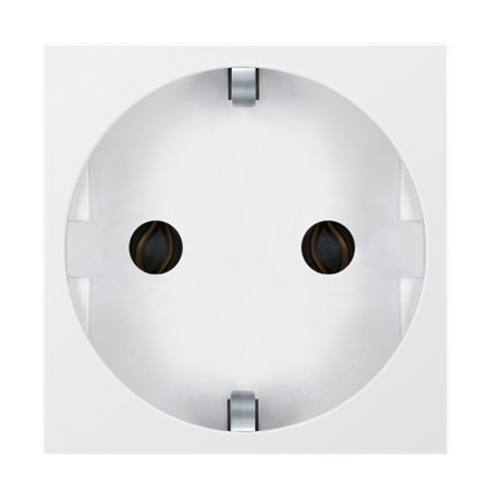 2311.0 Priključnica ravna ALING 45 bez zaštite, bela