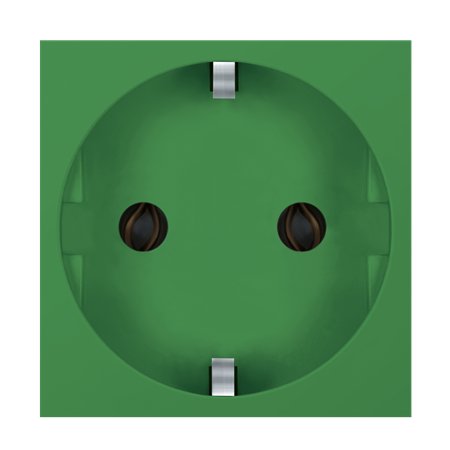 2311.12 Priključnica ravna ALING 45 bez zaštite, zelena