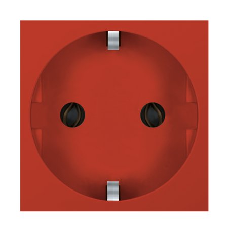 2311.4 Priključnica ravna ALING 45 bez zaštite, crvena