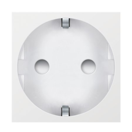 2321.0 Priključnica ravna ALING 45 sa zaštitom, bela