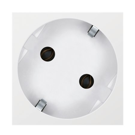 2331.0 Priključnica kosa ALING 45 bez zaštite, bela