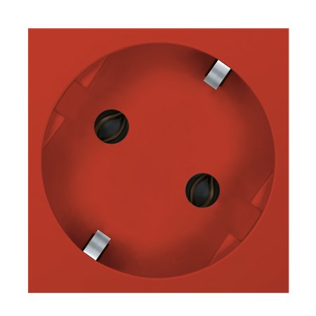 2331.4 Priključnica kosa ALING 45 bez zaštite, crvena