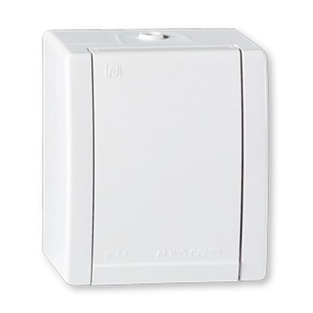 2411.00 Priključnica dvopolna POWER sa plast. uloškom IP44, bela