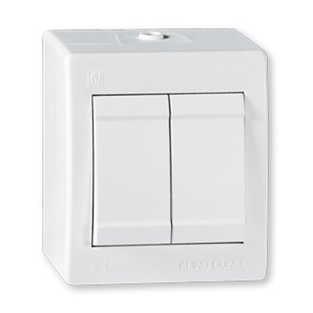 252.00 Sklopka serijska POWER10A 250V~ IP44, bela