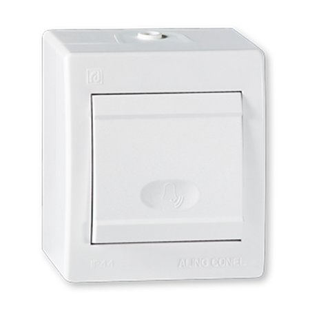 256.00 Taster sklopka za zvono POWER 10A 250V~ IP44, bela
