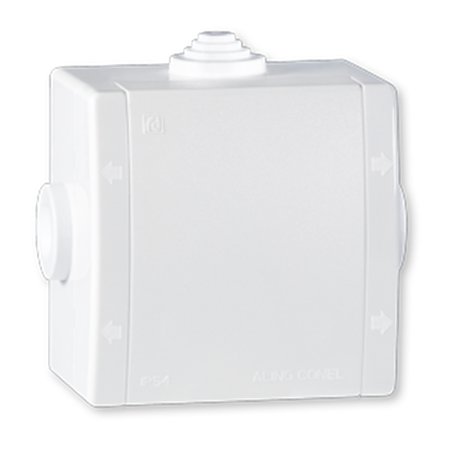 261.0 Kutija razvodna POWER 500V 80x80 IP54 sa 3 uvoda, bela