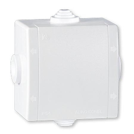 262.0 Kutija razvodna POWER 500V 80x80 IP54 sa 4 uvoda, bela