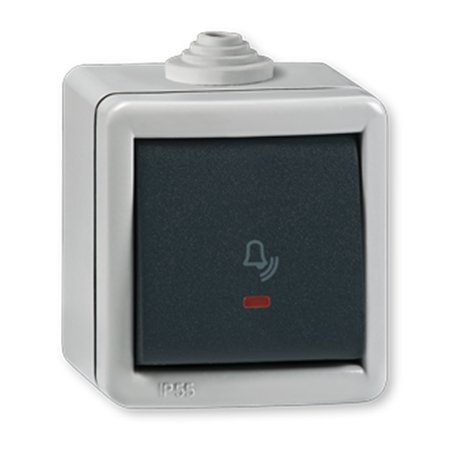 286I.1A Taster sklopka za zvono ARMOR sa indik. 10A 250V~ IP55,