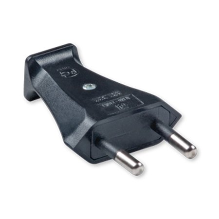 302.13 Utikač dvopolni EURO 2,5A 250V~, crni