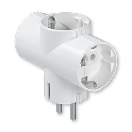 320.0 T adapter sa 3 priključnice 16A 250V~, beli