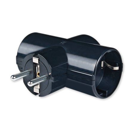 320.13 T adapter sa 3 priključnice 16A 250V~, crni