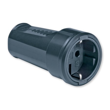 406.13 Priključnica prenosna dvop. sa kont. za uzem. kuplung, crna