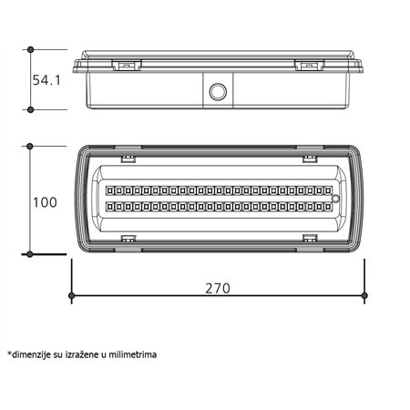 PANIK LAMPA 50LED SMD 507L