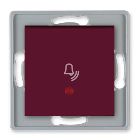 6010I.3 Mehanizam taster zvono PRESTIGE sa ind. 10A 250V~, bordo