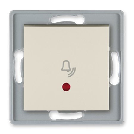 6010I.9 Mehanizam taster zvono PRESTIGE sa ind. 10A 250V~, krem