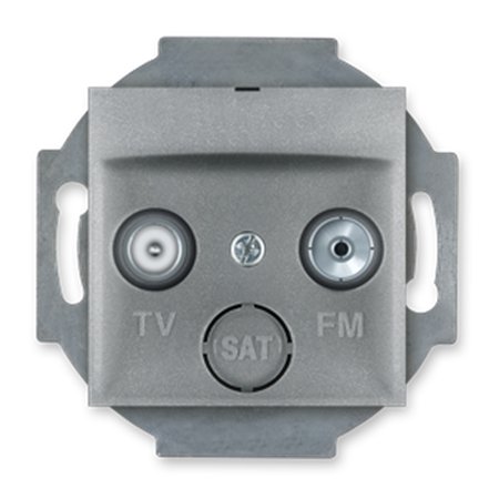 6012P.S Mehan. ant. priklj. PRESTIGE TV/FM - prolazna, met. sreb.