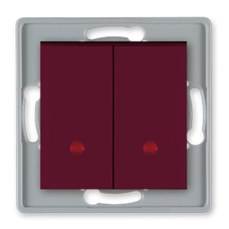 6026.3 Meh. serijske sklopke PRESTIGE sa indik. 10A 250V~, bord