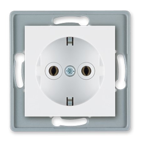 6030.0 Mehanizam priklj. dvopolne PRESTIGE sa plast. telom, beli