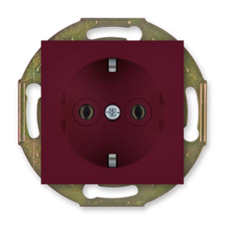 6030.3 Mehanizam priklj. dvopolne PRESTIGE sa plast. telom, bordo