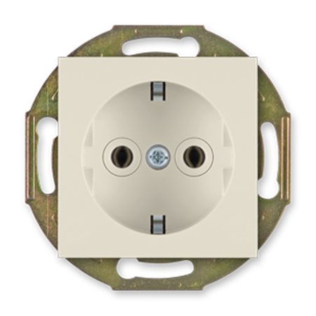 6030.9 Mehanizam priklj. dvopolne PRESTIGE sa plast. telom, krem