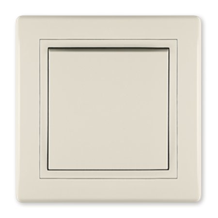 608.99 Sklopka ukrsna PRESTIGE 10A 250V~, krem b/m