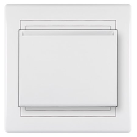 6095.00 Taster sklopka kartična PRESTIGE 10A 250V~, bela