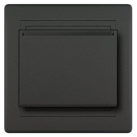 6095.E1E1 Taster sklopka kartična PRESTIGE 10A 250V~, crna soft