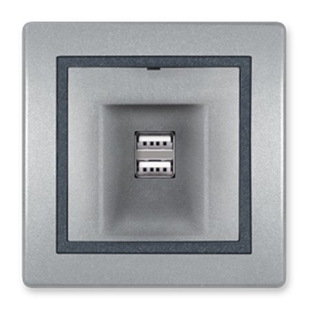 6161.S2S USB punjač PRESTIGE 2xUSB A 2,1A 5V, S2S