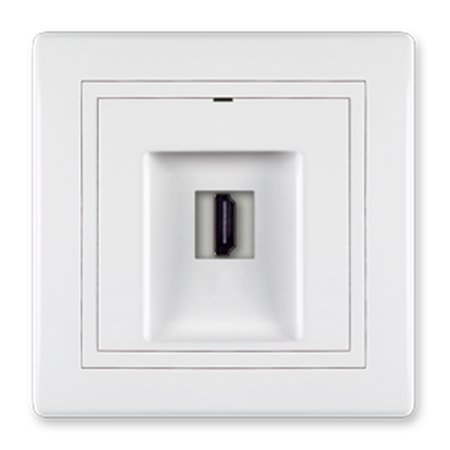 6163.000 Priključnica PRESTIGE HDMI/HDMI female Keystone, bela