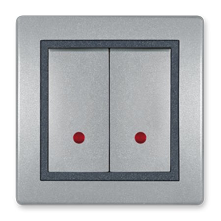 626.S2S Sklopka serijska PRESTIGE sa indikacijom 10A 250V~, S2S